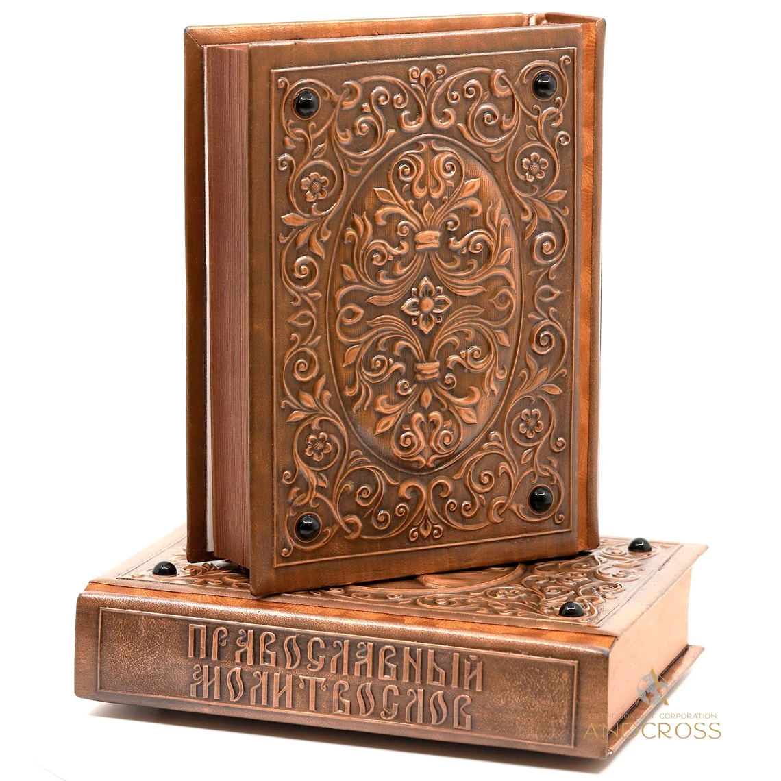 Hard Copper Cover and varnished, Prayer Book, Kazan Icon of the Mother of God, Ancient Ornament, handycraft. Gift Edition, Orthodox - Image 3