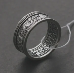 Artisan Crafted Orthodox Ring – Silver 925 – Byzantine Symbol for Men - Image 5