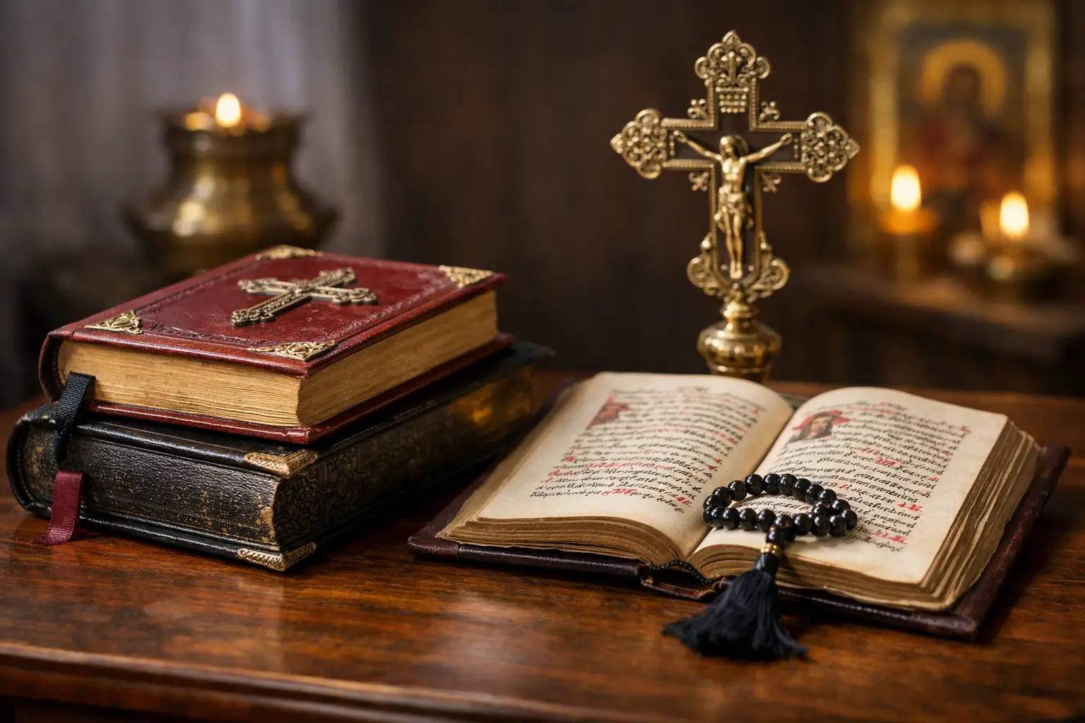 Church Slavonic Books for Orthodox Prayer