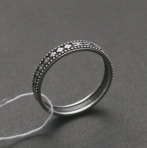Artisan Orthodox Ring – Sterling Silver 925 – Save and Protect – Russian Greek Jewelry - Image 5
