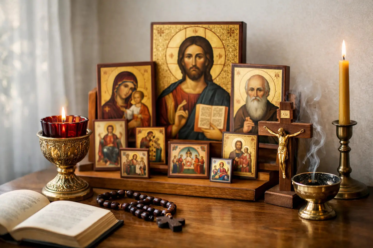How to Arrange Home Iconostasis for Prayer